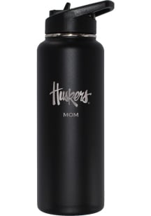 Nebraska Cornhuskers Mom 34oz Stainless Steel Bottle - Black