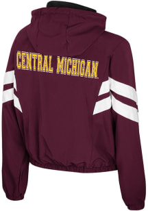 Colosseum Central Michigan Chippewas Womens Maroon Levitation Light Weight Jacket