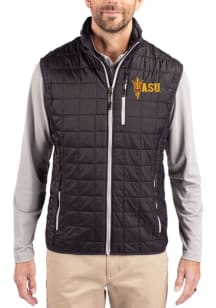 Cutter and Buck Arizona State Sun Devils Mens Black Rainier PrimaLoft Sleeveless Jacket