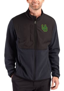 Cutter and Buck Oregon Ducks Mens Black Hunts Point Eco Light Weight Jacket