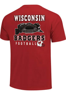 Wisconsin Badgers Red Camp Randall Stadium Short Sleeve T Shirt