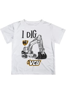 Vive La Fete VCU Rams Youth White Excavator Short Sleeve T-Shirt