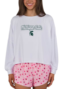 Concepts Sport Michigan State Spartans Womens Pink Lyric PJ Set