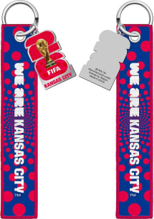 FIFA Kansas City World Cup Key Strap Keychain - Red