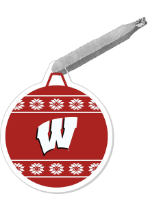 Wisconsin Badgers Bulb Ornament - Red