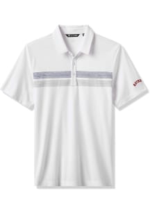 Travis Mathew Houston Astros Mens White Top Recruit Short Sleeve Fashion Polo