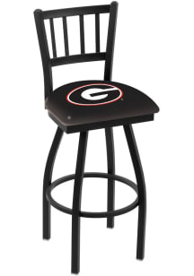 Georgia Bulldogs Swivel Counter Pub Stool - Black