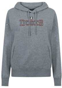 Levelwear Anaheim Ducks Womens Grey Adorn Journey Hooded Sweatshirt