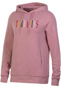 Gear For Sports Maryland Terrapins Womens Red Heather Quilted Hooded Sweatshirt