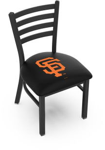 San Francisco Giants Stationary Black Wrinkle Finish Pub Stool - Black