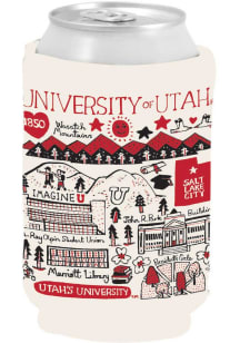 Utah Utes Julia Gash Design Coolie - Red