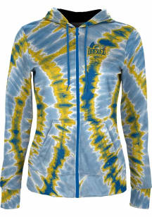 ProSphere Drexel Dragons Womens Navy Blue Tie Dye Light Weight Jacket