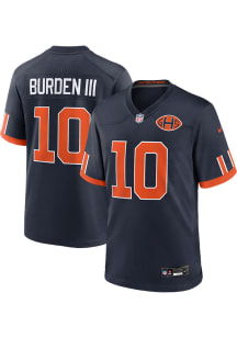 Luther Burden III  Nike Chicago Bears Navy Blue Rivalry Football Jersey