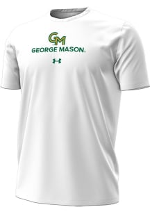 Under Armour George Mason University White Performance Short Sleeve T Shirt