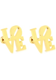 Philadelphia EB & Co Love Stud Womens Earrings