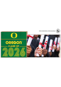 Oregon Ducks Class of 2026 Floating Picture Frame - Green