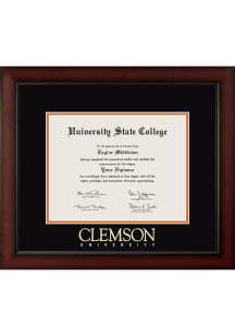 Clemson Tigers Embossed Paxton Diploma Frame - Black