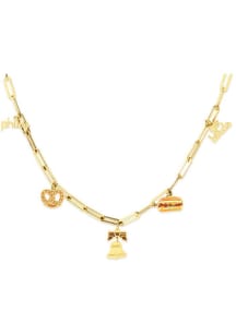 Philadelphia EB & Co Gold City Charm Necklace