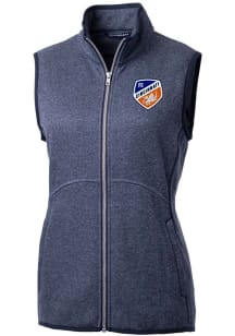 Cutter and Buck FC Cincinnati Womens Navy Blue Mainsail Vest