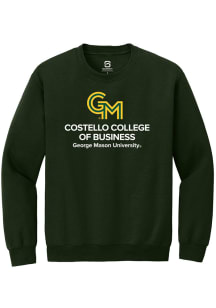 Summit Sportswear George Mason University Mens Green Donald G. Costello College of Business Long S..