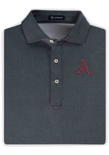 Turtleson Arkansas Razorbacks Mens Black Chris Short Sleeve Fashion Polo
