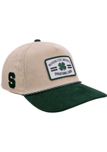 Black Clover Michigan State Spartans Legacy Adjustable Hat - Brown