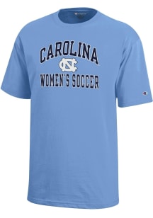 Champion North Carolina Tar Heels Youth Light Blue Women's Soccer Short Sleeve T-Shirt