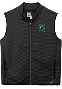 Michigan State Spartans Mens Black Summit Sleeveless Jacket