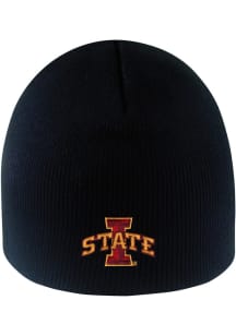 LogoFit Iowa State Cyclones Black Everest Beanie Mens Knit Hat