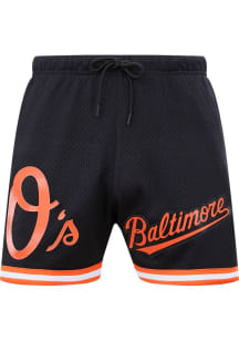 Pro Standard Baltimore Orioles Mens Black Logo Classic Shorts