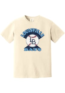 Summit Sportswear Louisville Bats Womens White Soft Arch Short Sleeve T-Shirt