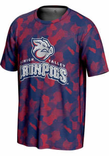 ProSphere Lehigh Valley Ironpigs Navy Blue CAMO Short Sleeve T Shirt