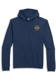 Johnnie O Michigan Wolverines Mens Navy Blue National Champions Motion HOOD Long Sleeve Hoodie