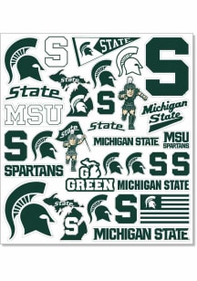 Michigan State Spartans 8"x10" Stickers - Green