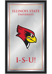Illinois State Redbirds Fight Song Hanging Back Bar Mirror