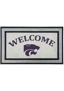 K-State Wildcats Welcome 18x30 Door Mat