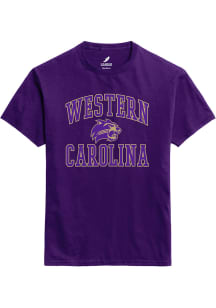 Western Carolina Purple Number One Short Sleeve T Shirt