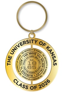 Kansas Jayhawks Class of 2026 Spinner Keychain - Blue