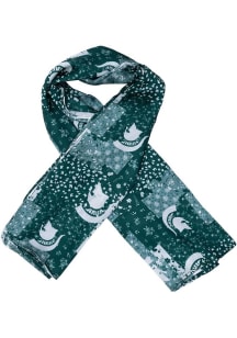 Michigan State Spartans Satin Paisley Patchwork Womens Scarf