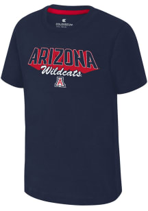 Colosseum Arizona Wildcats Toddler Navy Blue Tryouts Short Sleeve T-Shirt