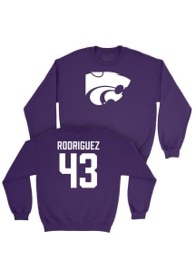 Luis Rodriguez K-State Wildcats Mens Purple NIL Legacy Player Crew