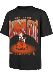 47 Oklahoma State Cowboys Black Team Flex Football Foundation Short Sleeve Fashion T Shirt