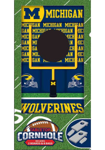 Michigan Wolverines Tabletop Cornhole Game