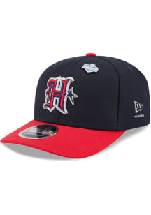 New Era Houston Texans 2026 NFL Draft Stretch Snap 9SEVENTY Adjustable Hat - Navy Blue