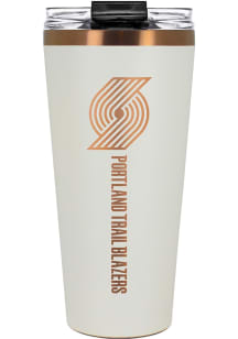 Portland Trail Blazers 32oz Big Slim Stainless Steel Tumbler - White