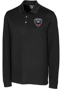 Cutter and Buck DC United Black Advantage Pique Big and Tall Polo