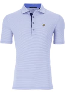 Greyson Minnesota Vikings Mens Purple Saranac Short Sleeve Fashion Polo