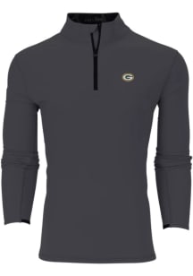 Greyson Green Bay Packers Mens Charcoal Tate Long Sleeve Qtr Zip Pullover