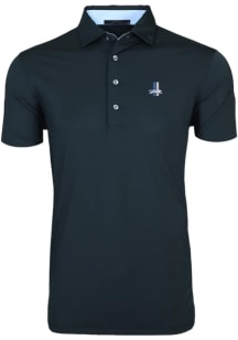Greyson Detroit Lions Mens Black Tala Short Sleeve Fashion Polo