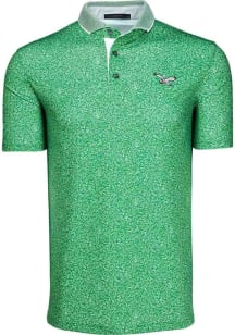 Greyson Philadelphia Eagles Mens Kelly Green Custom Short Sleeve Fashion Polo